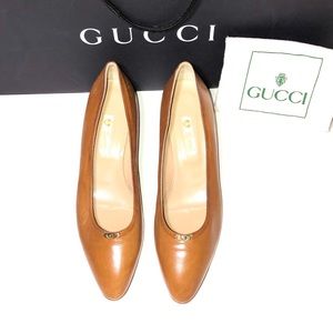 GUCCI LEATHER HEELS